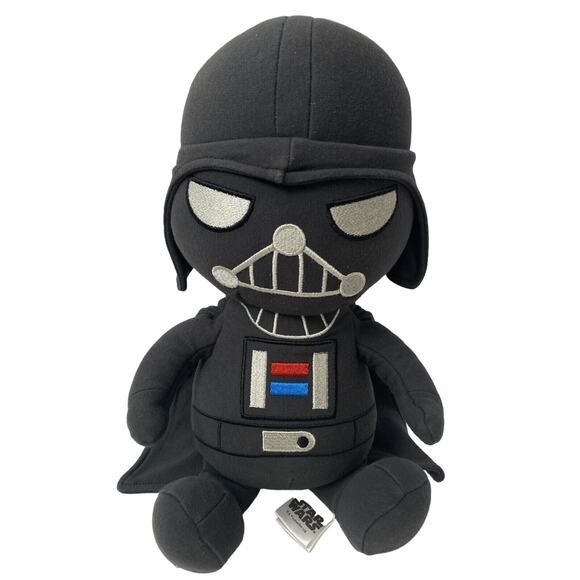 Yogibo Mates Darth Vader Star Wars Plush Stuffed Animal Microbead Toy Disney 16” - Picture 1 of 8